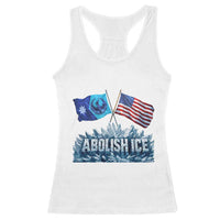 Abolish Ice Minnesota American Flag Racerback Tank Top MN Rebel Loon Resistance Protest