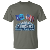 Abolish Ice Minnesota American Flag T Shirt MN Rebel Loon Resistance Protest