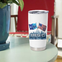 Abolish Ice Minnesota American Flag Tumbler Cup MN Rebel Loon Resistance Protest