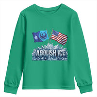 Abolish Ice Minnesota American Flag Youth Sweatshirt MN Rebel Loon Resistance Protest