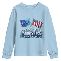 Abolish Ice Minnesota American Flag Youth Sweatshirt MN Rebel Loon Resistance Protest
