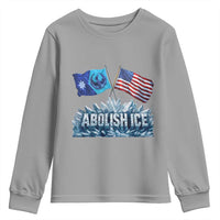 Abolish Ice Minnesota American Flag Youth Sweatshirt MN Rebel Loon Resistance Protest