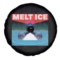 Melt Ice Red Eye Laser Loon Spare Tire Cover Political Resistance Minnesota Protest