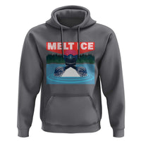 Melt Ice Red Eye Laser Loon Hoodie Political Resistance Minnesota Protest