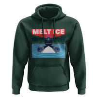 Melt Ice Red Eye Laser Loon Hoodie Political Resistance Minnesota Protest