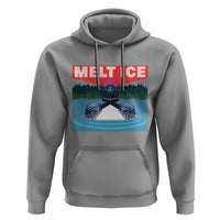 Melt Ice Red Eye Laser Loon Hoodie Political Resistance Minnesota Protest