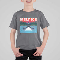 Melt Ice Red Eye Laser Loon T Shirt For Kid Political Resistance Minnesota Protest