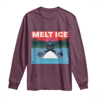 Melt Ice Red Eye Laser Loon Long Sleeve Shirt Political Resistance Minnesota Protest