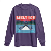 Melt Ice Red Eye Laser Loon Long Sleeve Shirt Political Resistance Minnesota Protest
