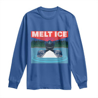 Melt Ice Red Eye Laser Loon Long Sleeve Shirt Political Resistance Minnesota Protest