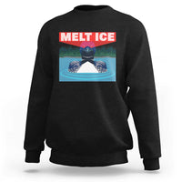 Melt Ice Red Eye Laser Loon Sweatshirt Political Resistance Minnesota Protest