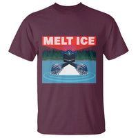 Melt Ice Red Eye Laser Loon T Shirt Political Resistance Minnesota Protest