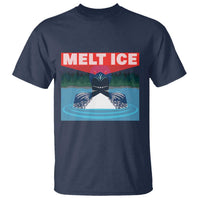 Melt Ice Red Eye Laser Loon T Shirt Political Resistance Minnesota Protest