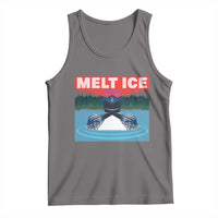 Melt Ice Red Eye Laser Loon Tank Top Political Resistance Minnesota Protest