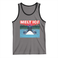 Melt Ice Red Eye Laser Loon Tank Top Political Resistance Minnesota Protest