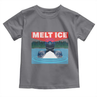 Melt Ice Red Eye Laser Loon Toddler T Shirt Political Resistance Minnesota Protest