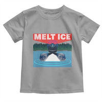 Melt Ice Red Eye Laser Loon Toddler T Shirt Political Resistance Minnesota Protest