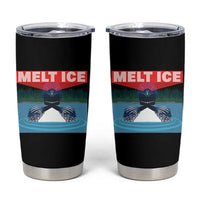 Melt Ice Red Eye Laser Loon Tumbler Cup Political Resistance Minnesota Protest
