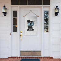Ice Out of Minnesota Garden Flag MN State Map Abolish Ice Protest