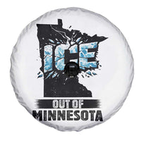Ice Out of Minnesota Spare Tire Cover MN State Map Abolish Ice Protest