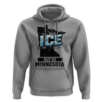 Ice Out of Minnesota Hoodie MN State Map Abolish Ice Protest
