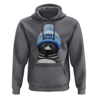 MN Strong Winter Loon with Blue Beanie Hoodie Stand with Minnesota Justice Protest