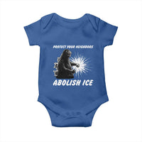 Protect Your Neighbors Abolish Ice Baby Onesie Monster Resitance Protest Graphic