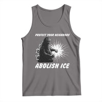 Protect Your Neighbors Abolish Ice Tank Top Monster Resitance Protest Graphic