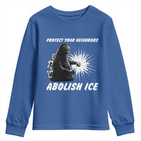 Protect Your Neighbors Abolish Ice Youth Sweatshirt Monster Resitance Protest Graphic