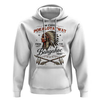Funny I'm Chief Pokalotatwat from The Tribe Hoodie Indigenous Native American Vintage Headdress