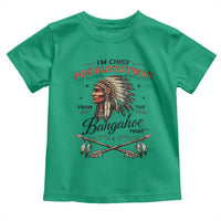 Funny I'm Chief Pokalotatwat from The Tribe Toddler T Shirt Indigenous Native American Vintage Headdress
