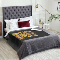 I Can't Believe It's Been 100 Days of School Cute Bee Throw Blanket
