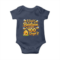 I Can't Believe It's Been 100 Days of School Cute Bee Baby Onesie