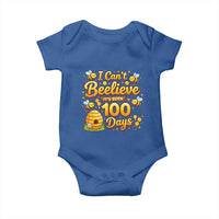 I Can't Believe It's Been 100 Days of School Cute Bee Baby Onesie