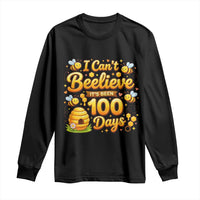 I Can't Believe It's Been 100 Days of School Cute Bee Long Sleeve Shirt