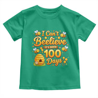 I Can't Believe It's Been 100 Days of School Cute Bee Toddler T Shirt