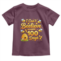 I Can't Believe It's Been 100 Days of School Cute Bee Toddler T Shirt