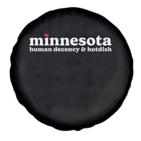 Minnesota Human Decency and Hotdish Spare Tire Cover MN Nice Social Justice and Human Rights