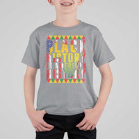 Black History is American History T Shirt For Kid Patriotic African Pride