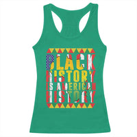 Black History is American History Racerback Tank Top Patriotic African Pride