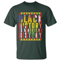 Black History is American History T Shirt Patriotic African Pride