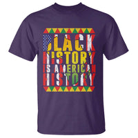 Black History is American History T Shirt Patriotic African Pride