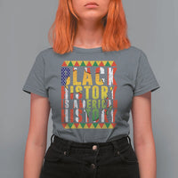 Black History is American History T Shirt For Women Patriotic African Pride