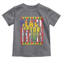 Black History is American History Toddler T Shirt Patriotic African Pride