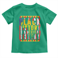 Black History is American History Toddler T Shirt Patriotic African Pride