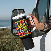 Black History is American History Tumbler With Handle Patriotic African Pride