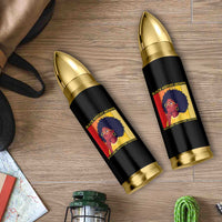 Black History Month Afro Woman Bullet Tumbler Educated Melanated Elevated African American Empowerment