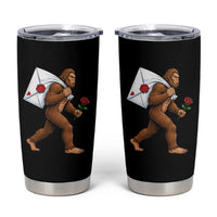Funny Valentine Bigfoot with Heart Sack Bag Tumbler Cup Romantic Sasquatch Love Letter Valentines Day