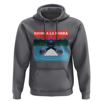 Chinga La Migra Red Eye Laser Loon Hoodie Political Resist Ice Minnesota Protest