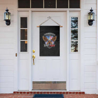 Operation Epic Fury Patriotic Bald Eagle Garden Flag American Flag Shield Graphic Freedom Pride